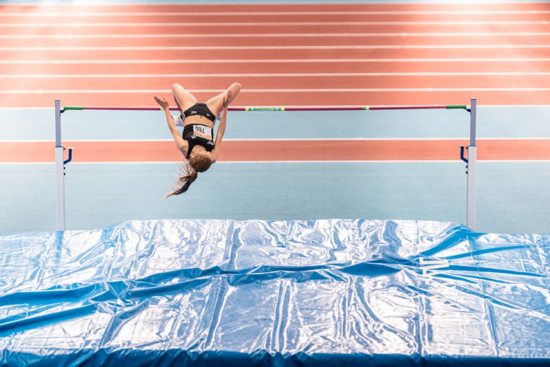 Celia Rifaterra – vencedora de la prueba de salto de altura