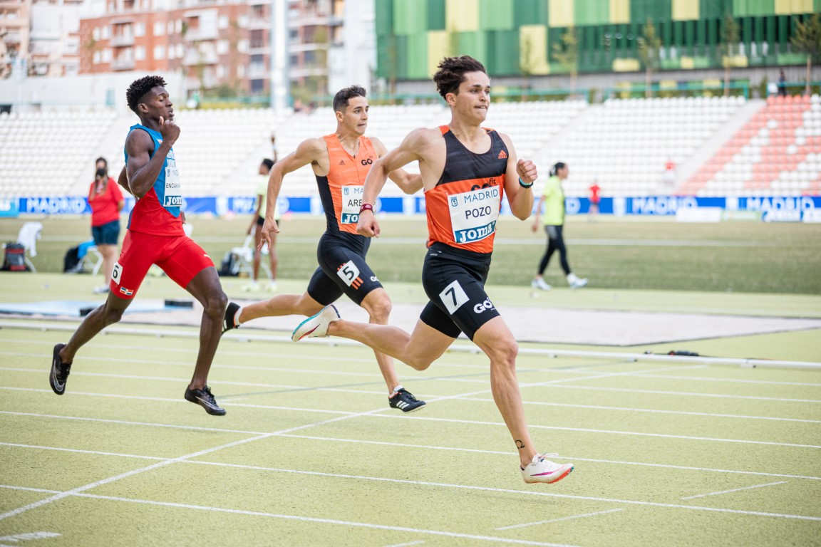 Gerson Pozo y Julio Arenas en el Meeting Madrid - GO fit Athletics