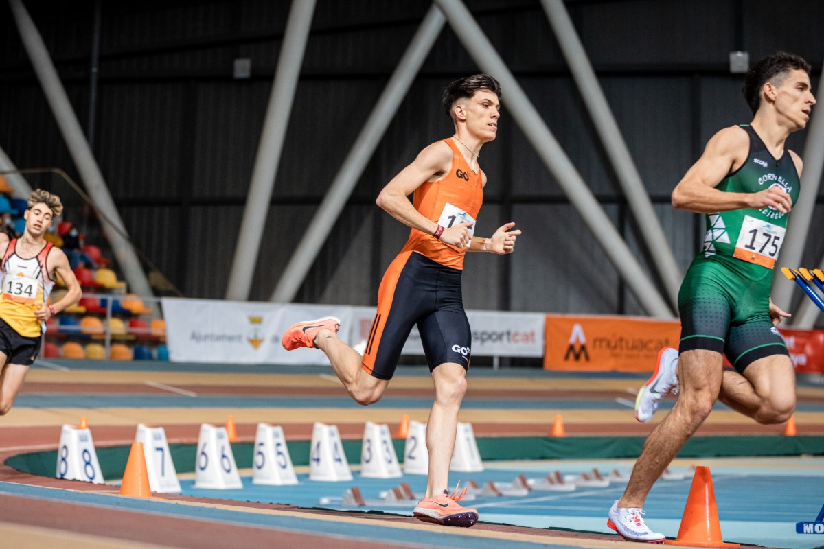 Manuel Jimenez en el 1500m del Miting Catalunya PC