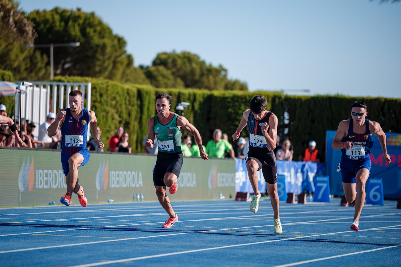Abel Jordán Marca Personal en 100ml en el Campeonato de España Absoluto